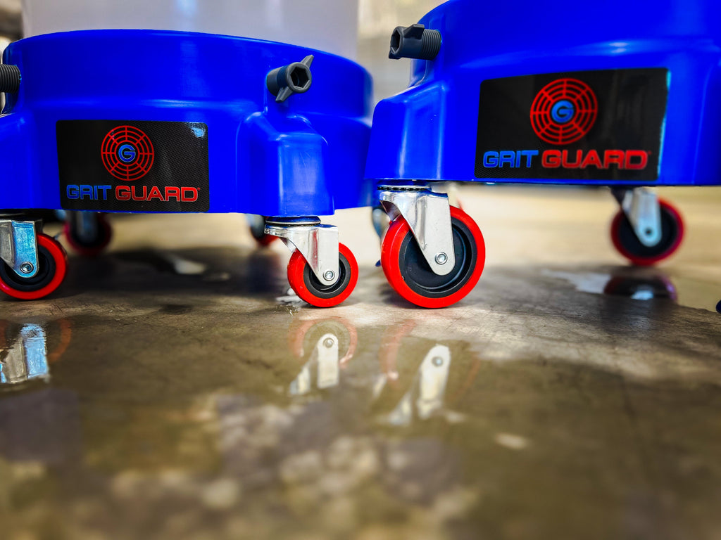 Dual Grit Guard Washing System with Bucket Dolly