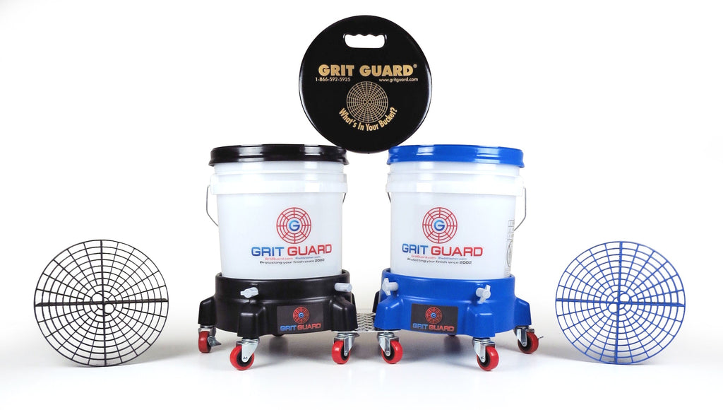 Dual Grit Guard Washing System with Bucket Dolly